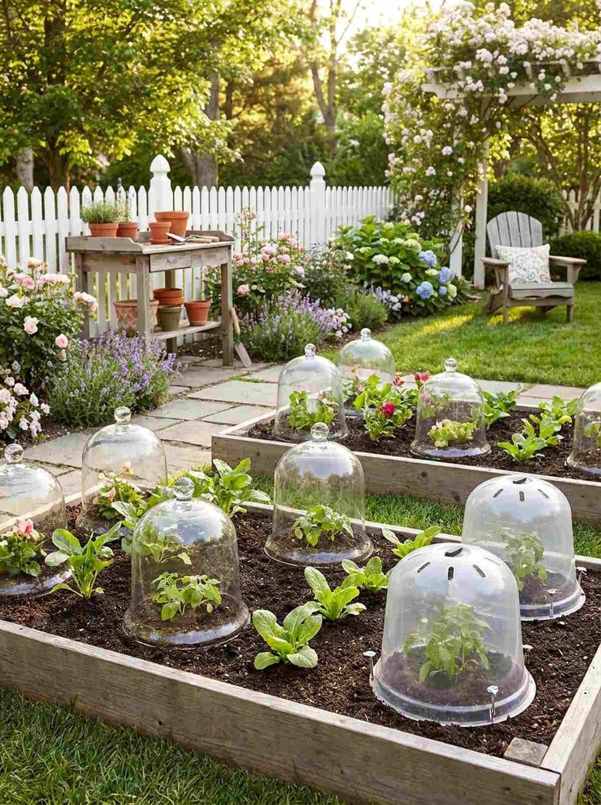 cloche style greenhouse