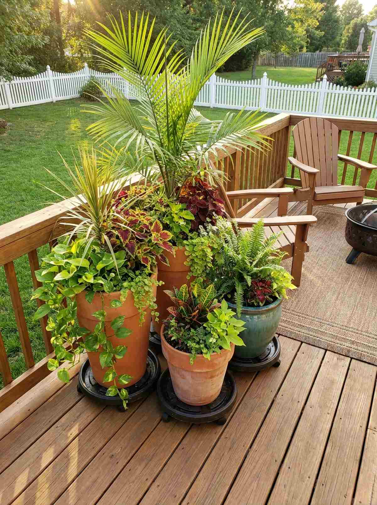 container cluster patio oasis