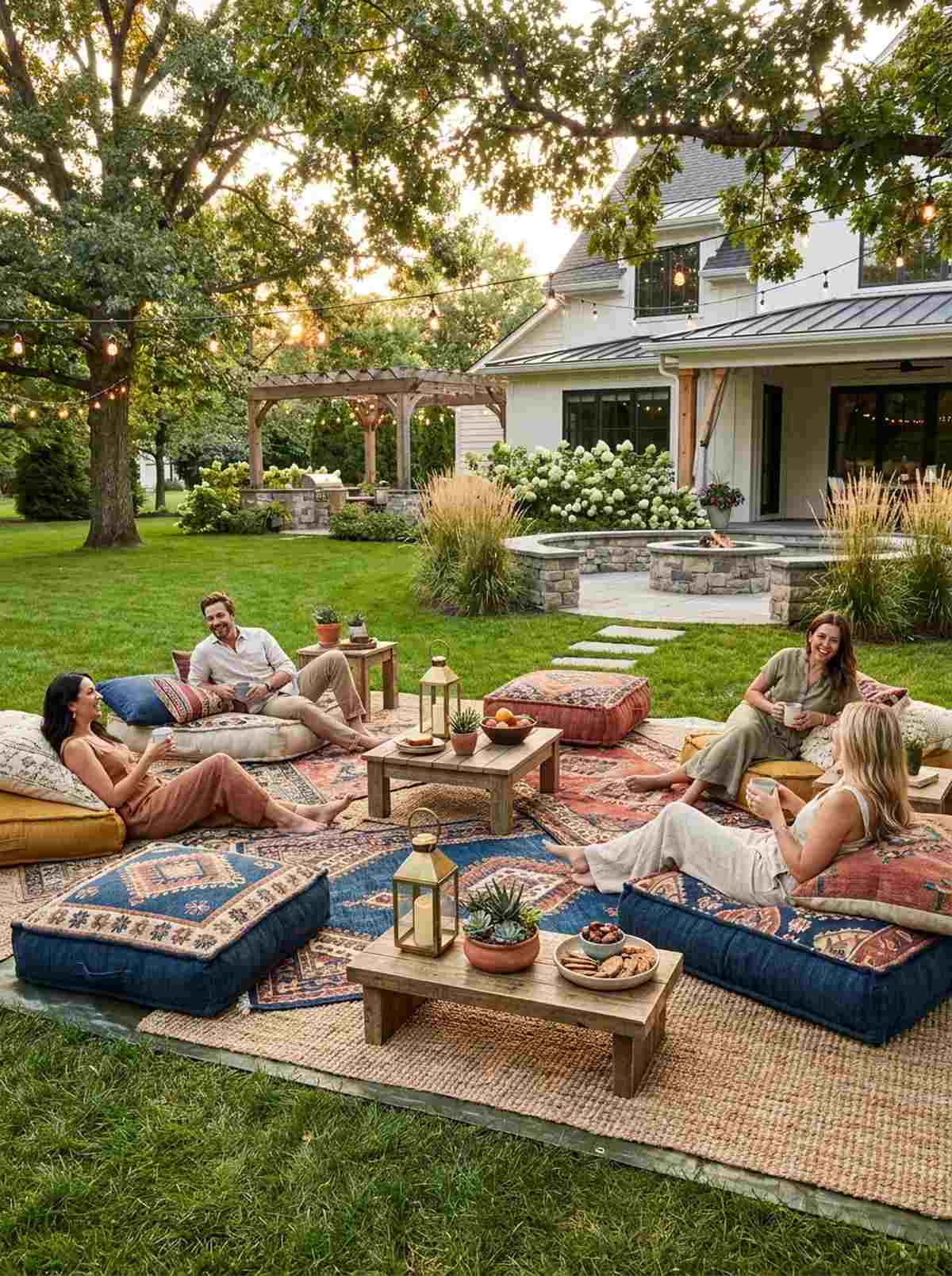 cushioned ground seating