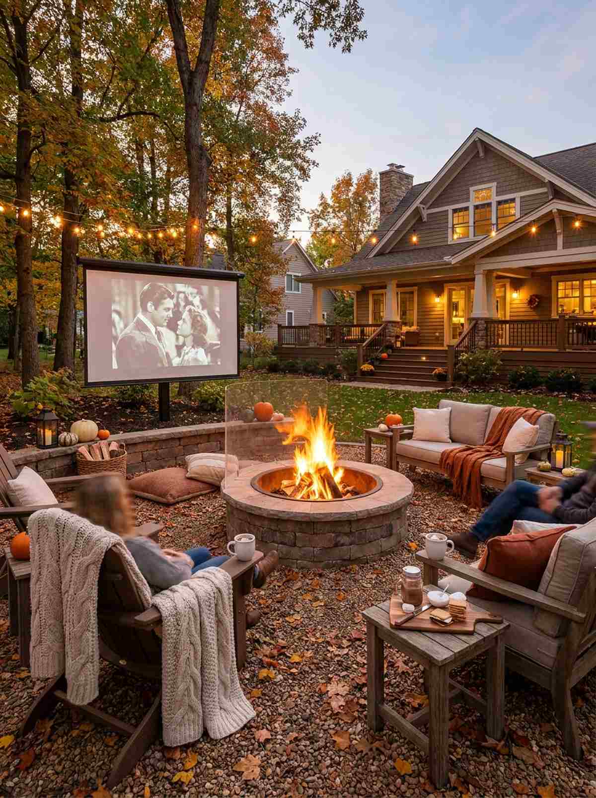 fire pit cinema circle