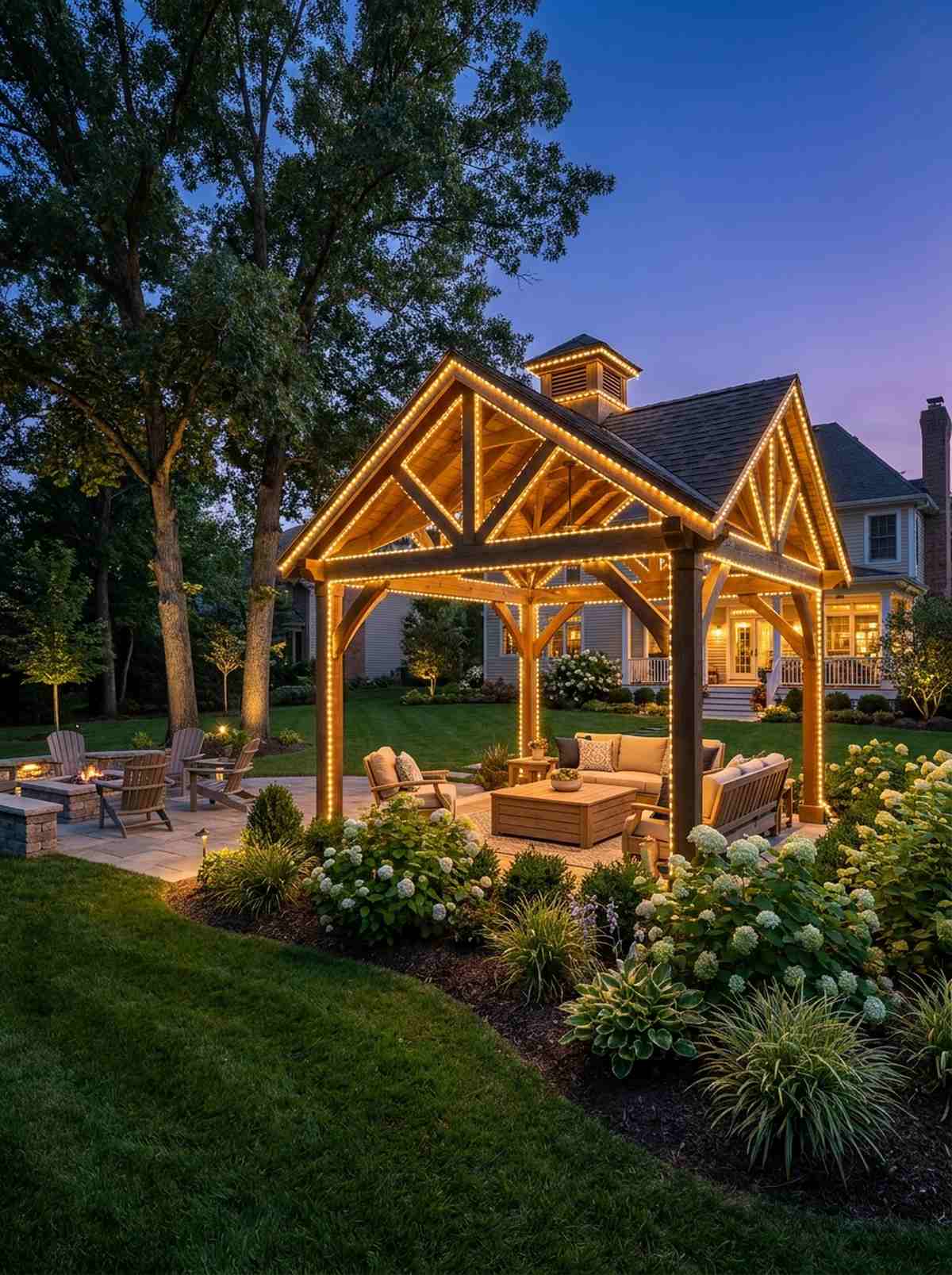 gazebo perimeter lighting