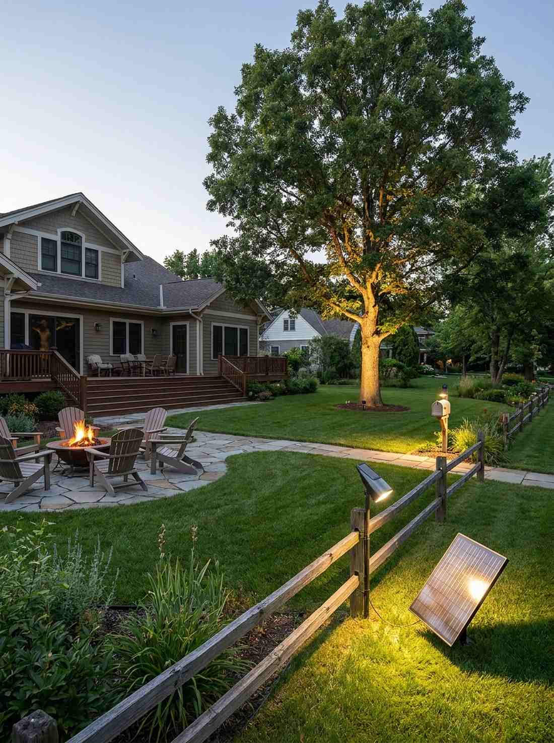 solar powered accent spots