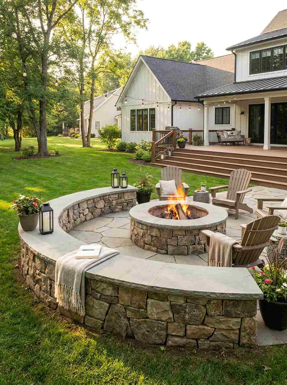 stone seat walls