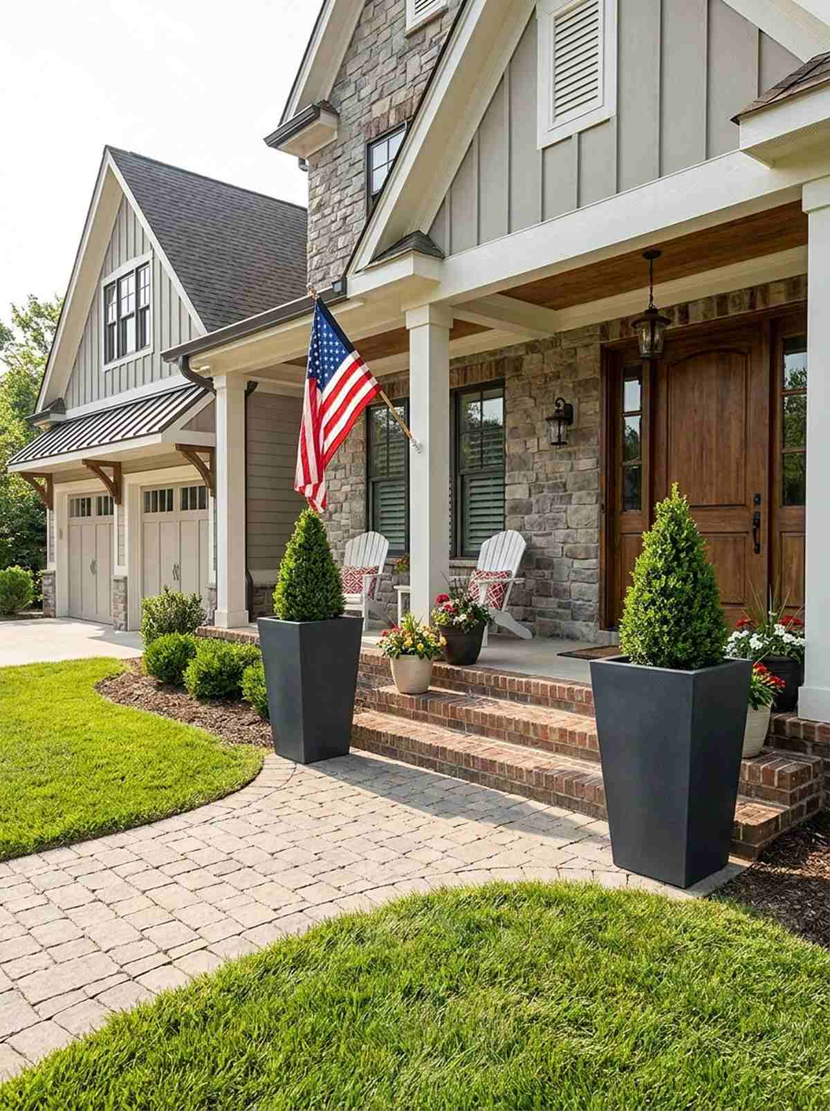 tapered square modern urns