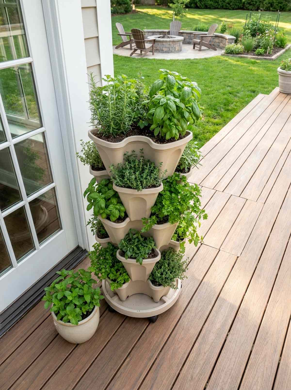 vertical herb garden