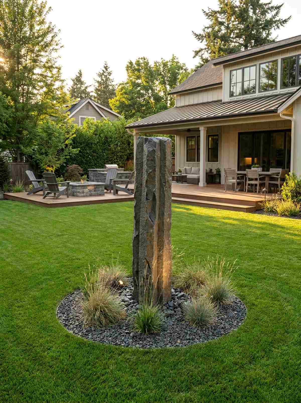 vertical stone monolith