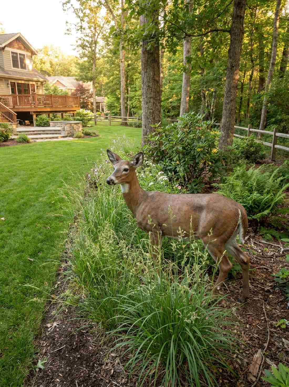 white tailed deer doe