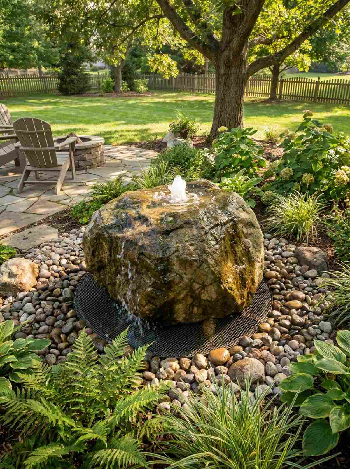 boulder fountain features
