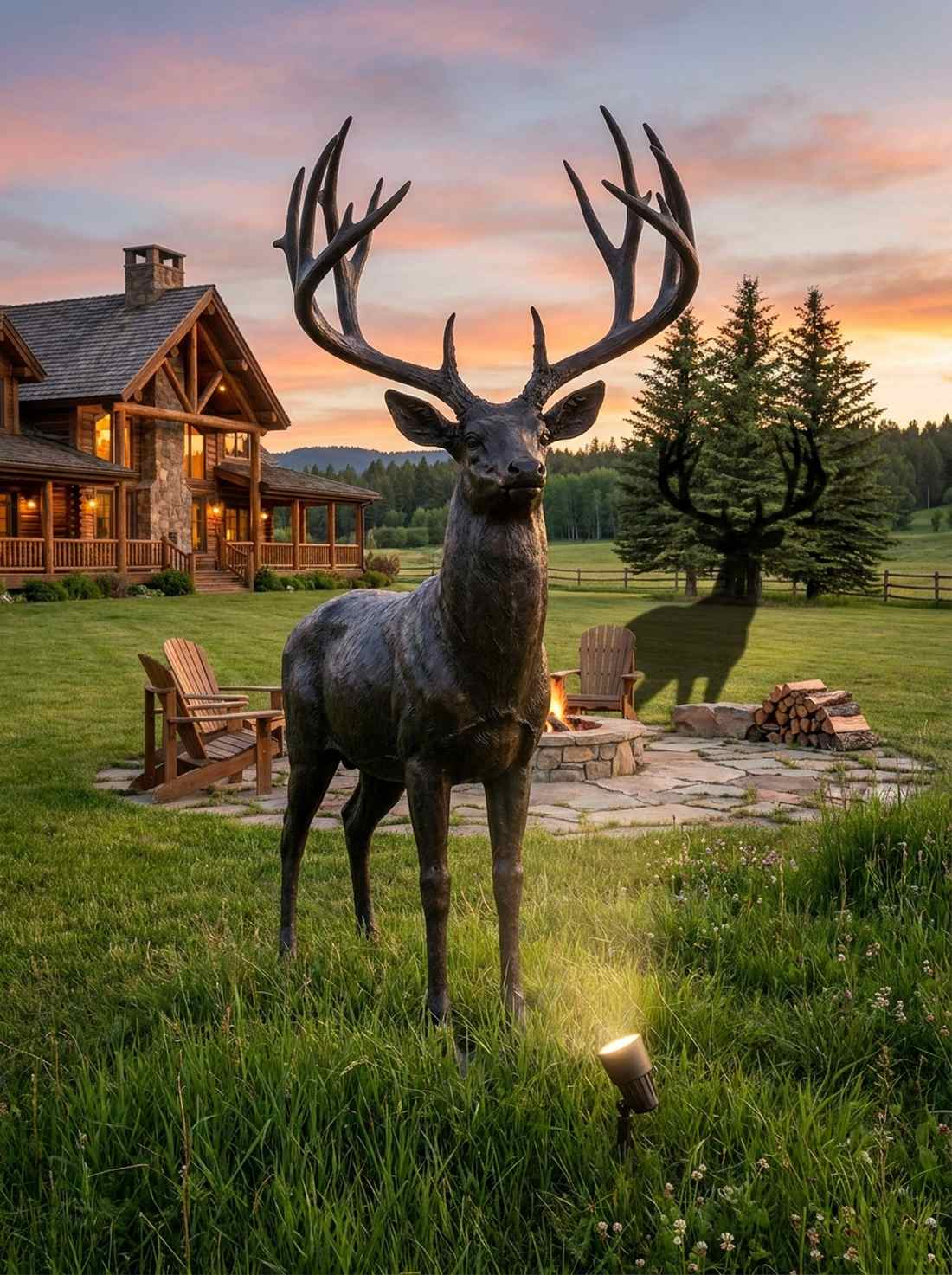 buck with antlers