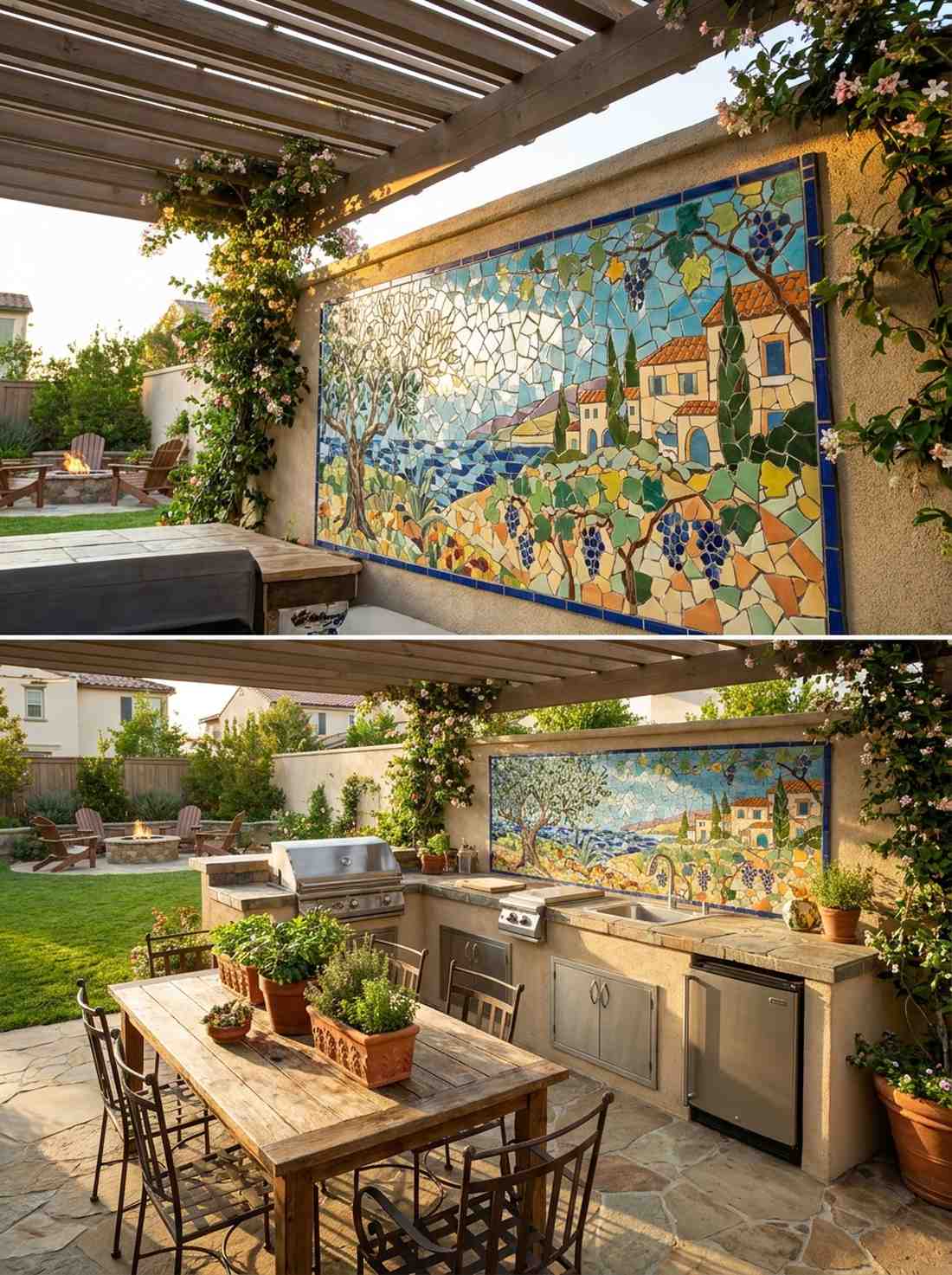 ceramic tile mosaic murals