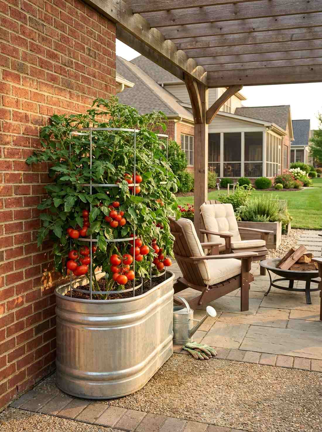 compact tomato tower