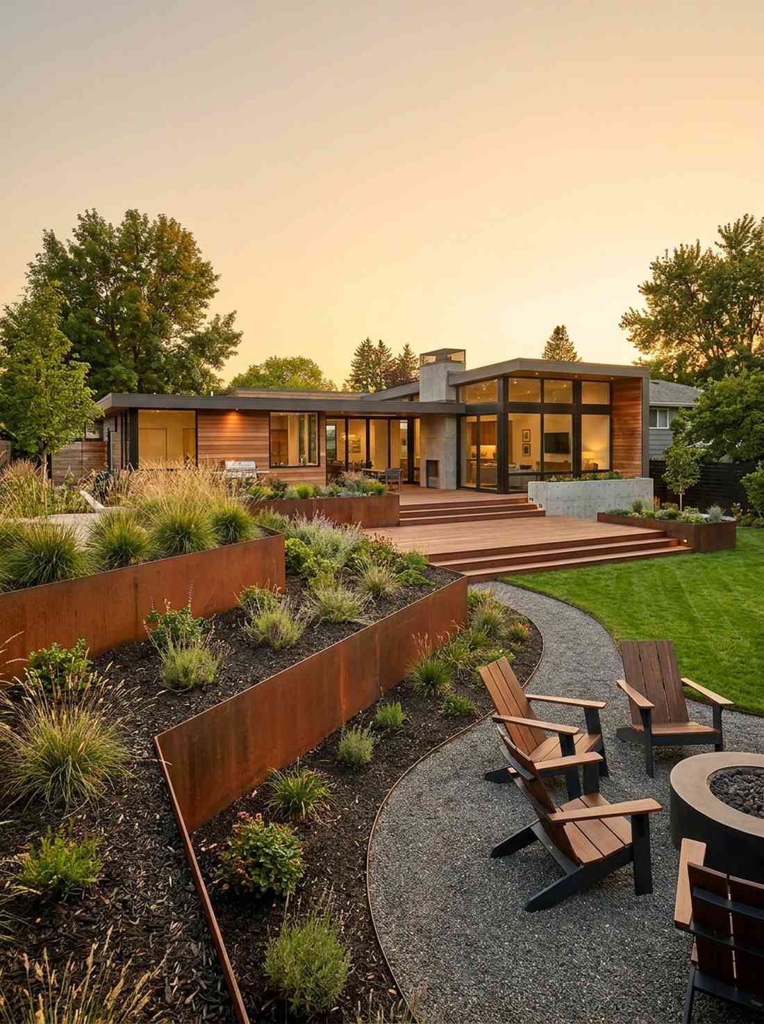 corten steel edging