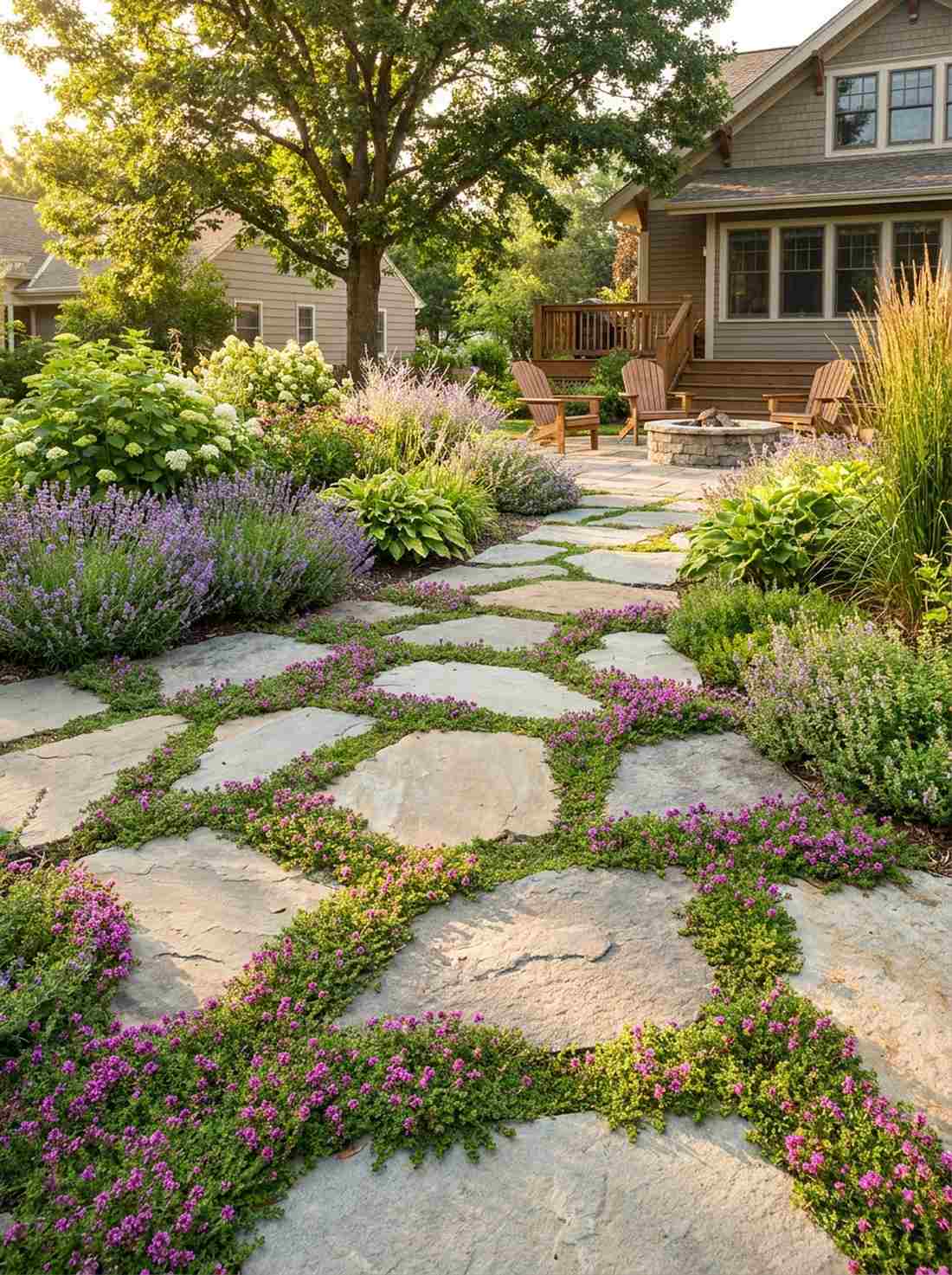 creeping thyme mortar joints