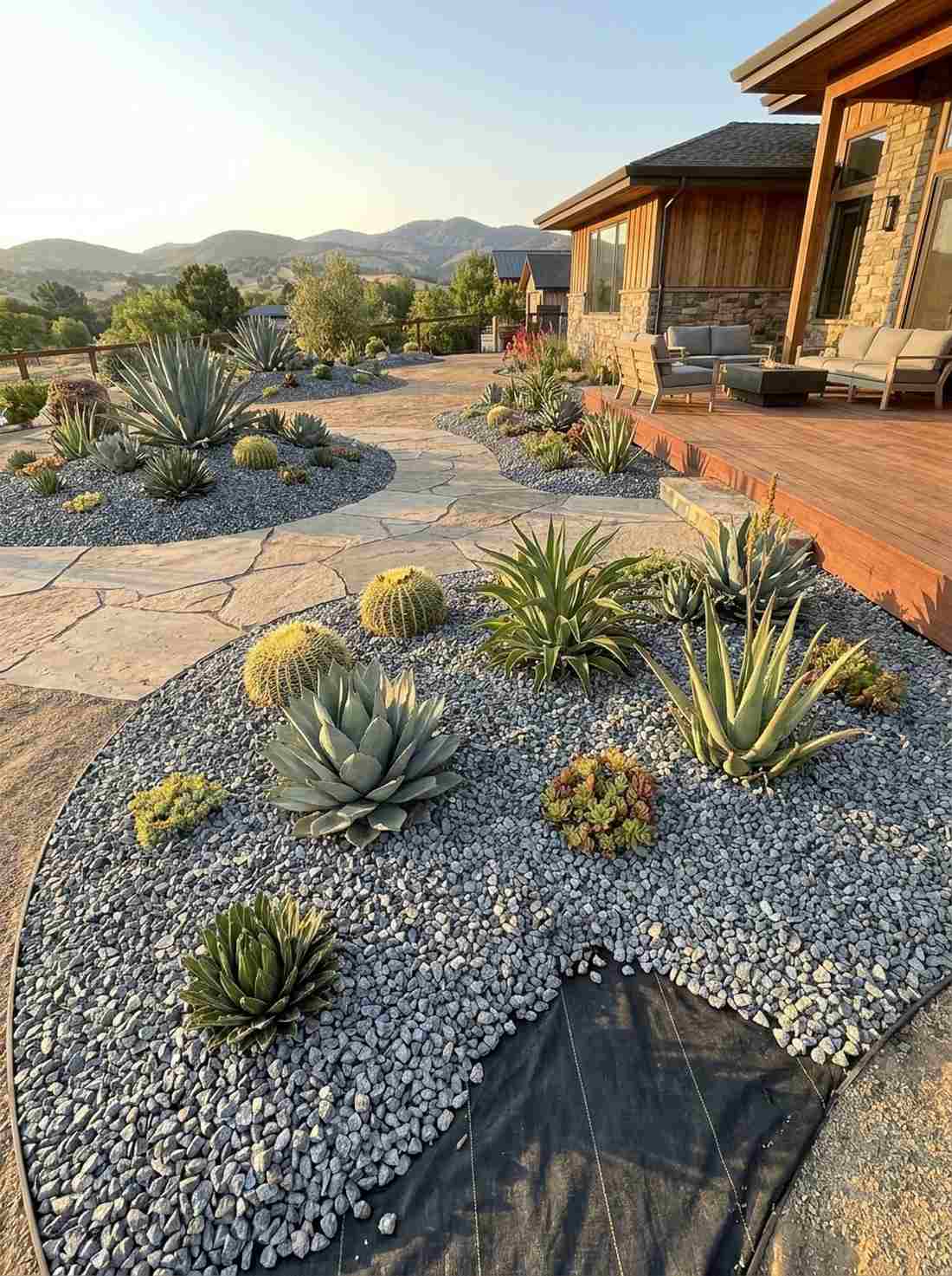 crushed granite mulch