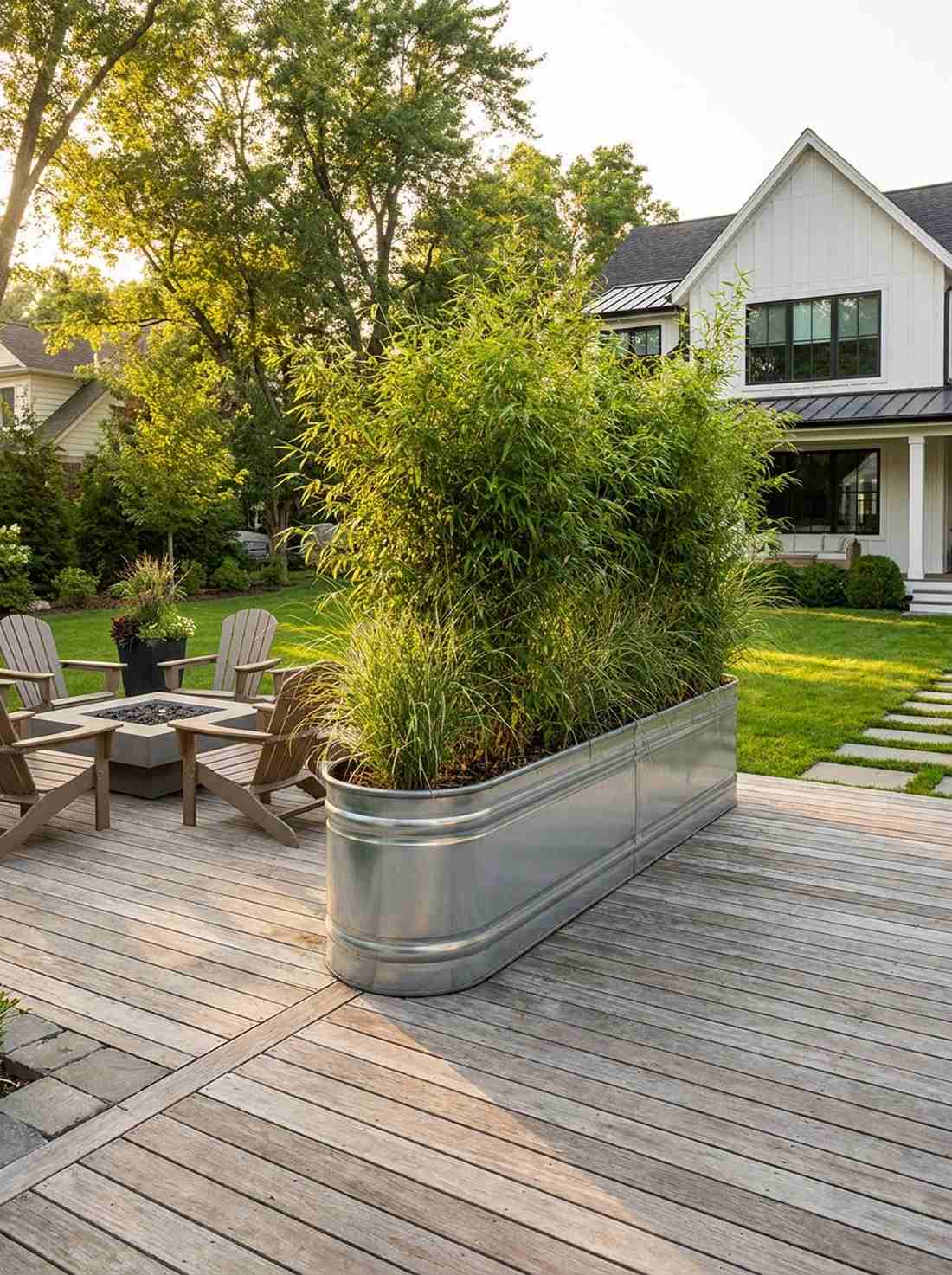 galvanized steel planter box