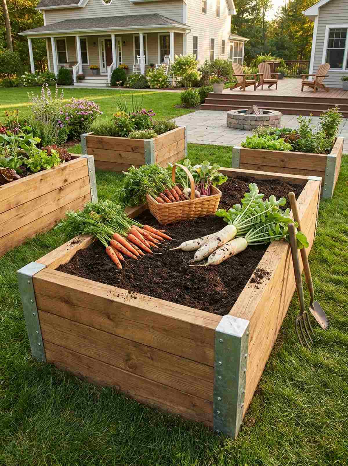 root vegetable deep bed