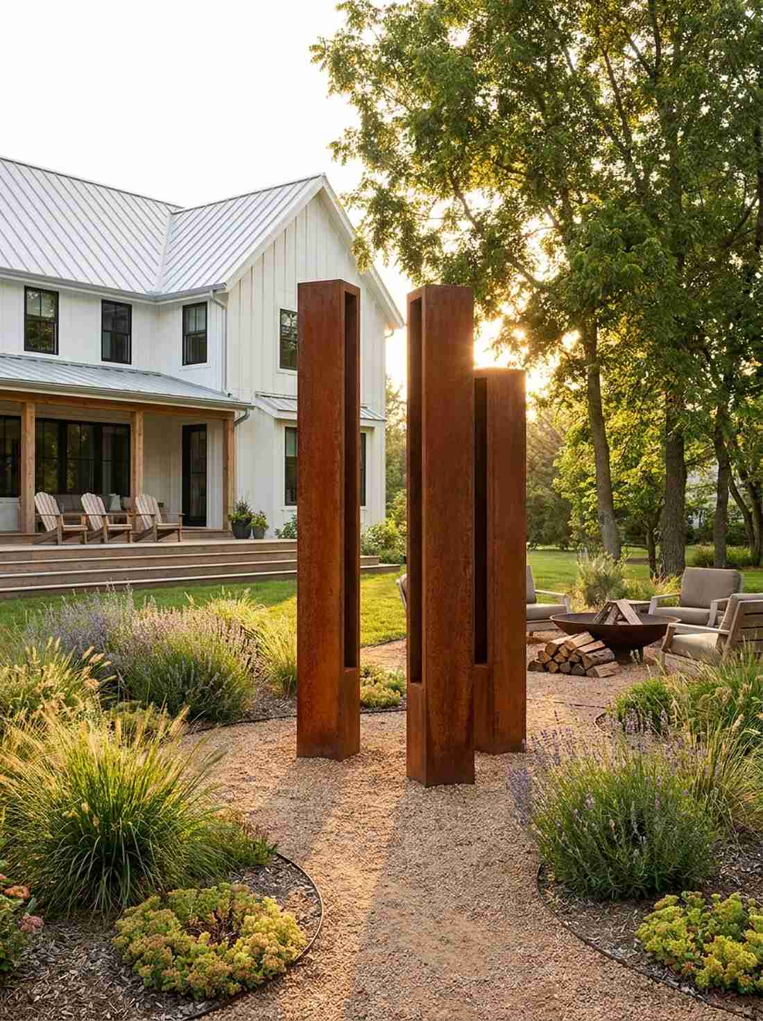 weathered steel monoliths