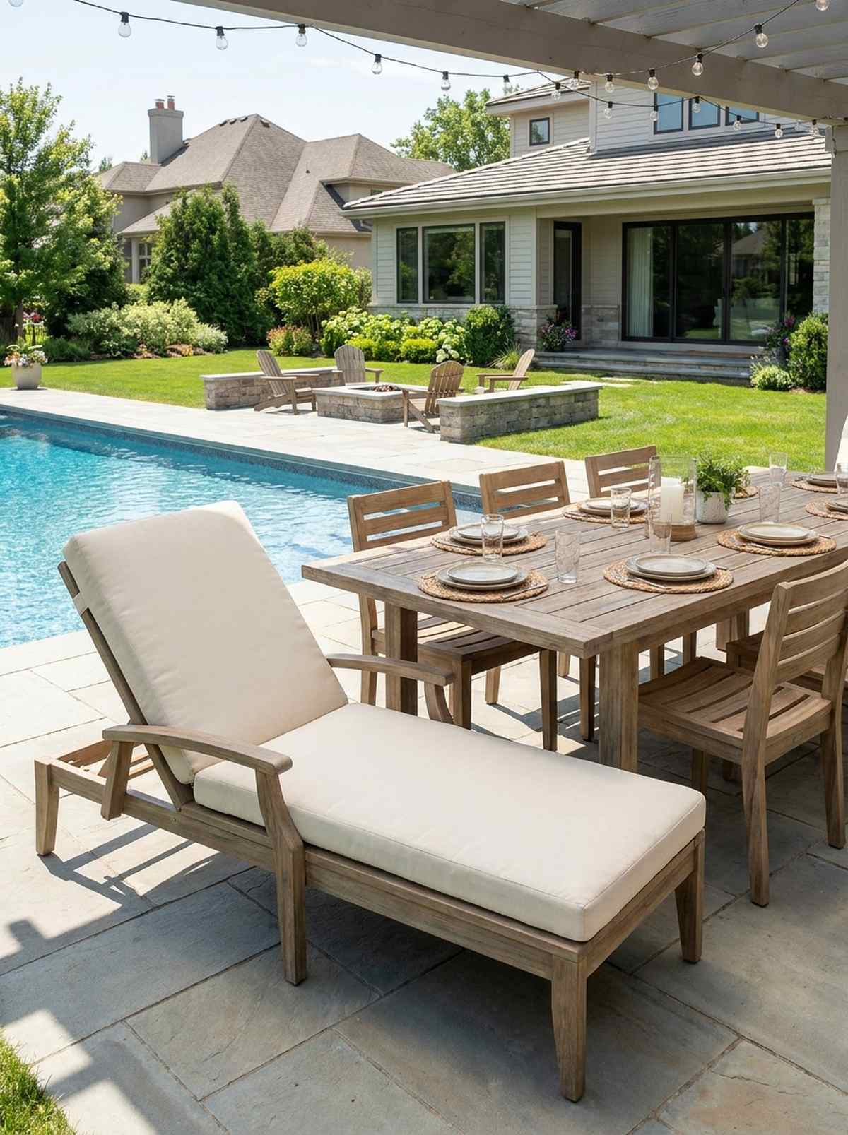 chaise lounge dining hybrid