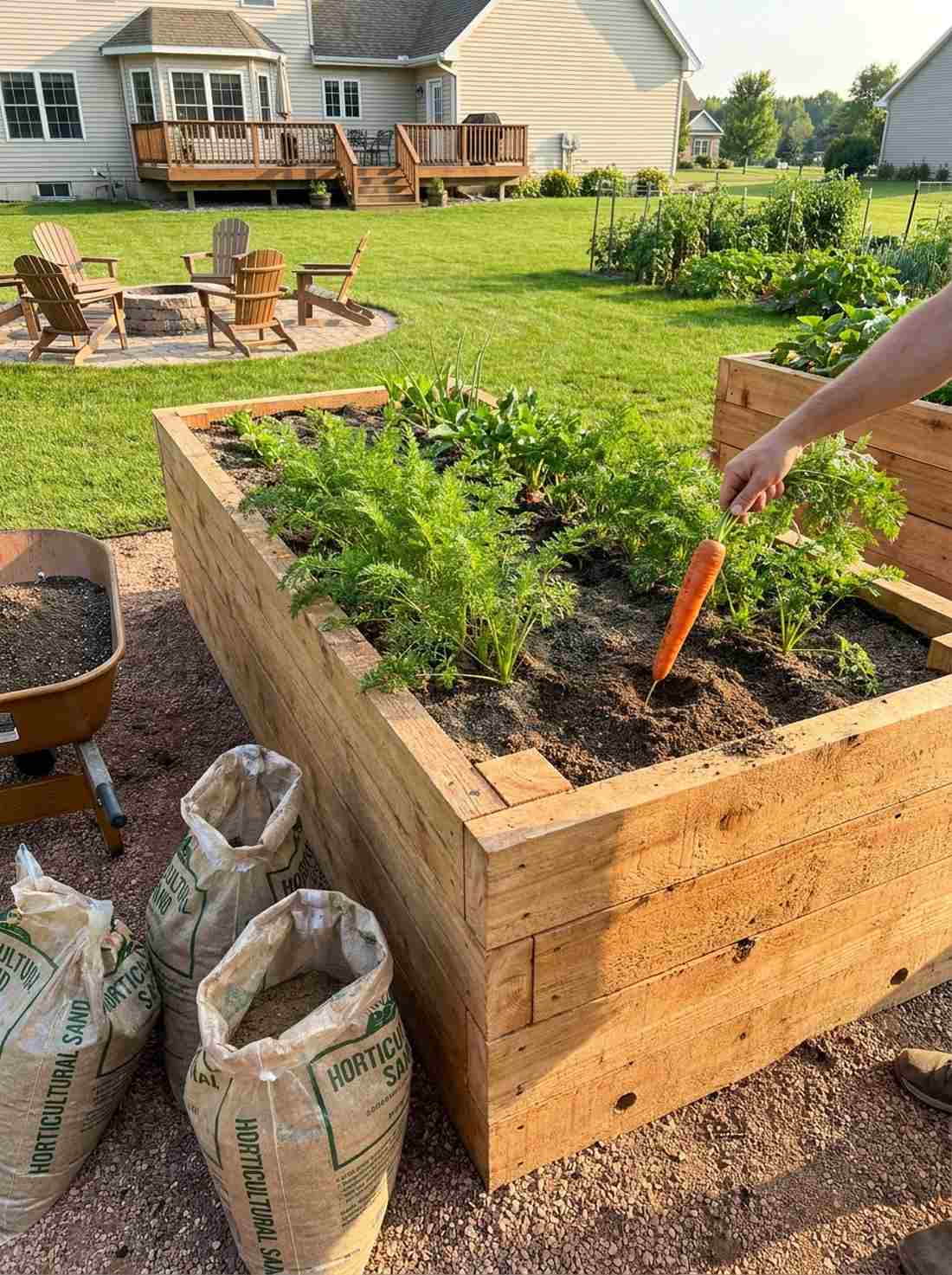 root vegetable deep bed
