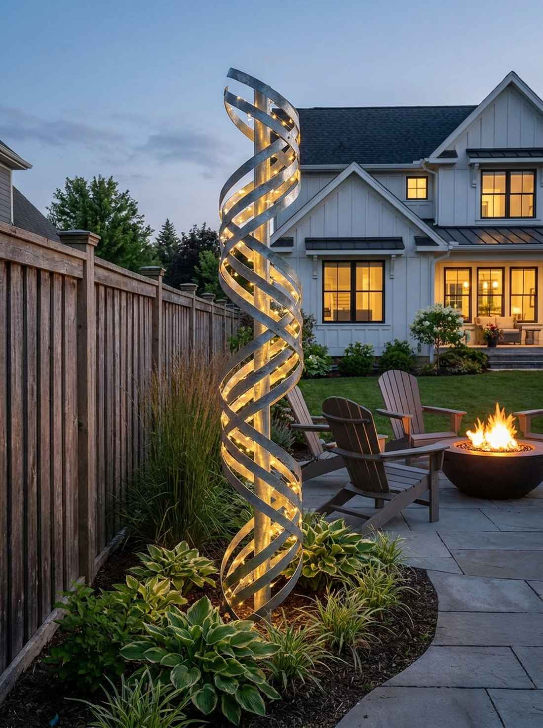 spiral helix column