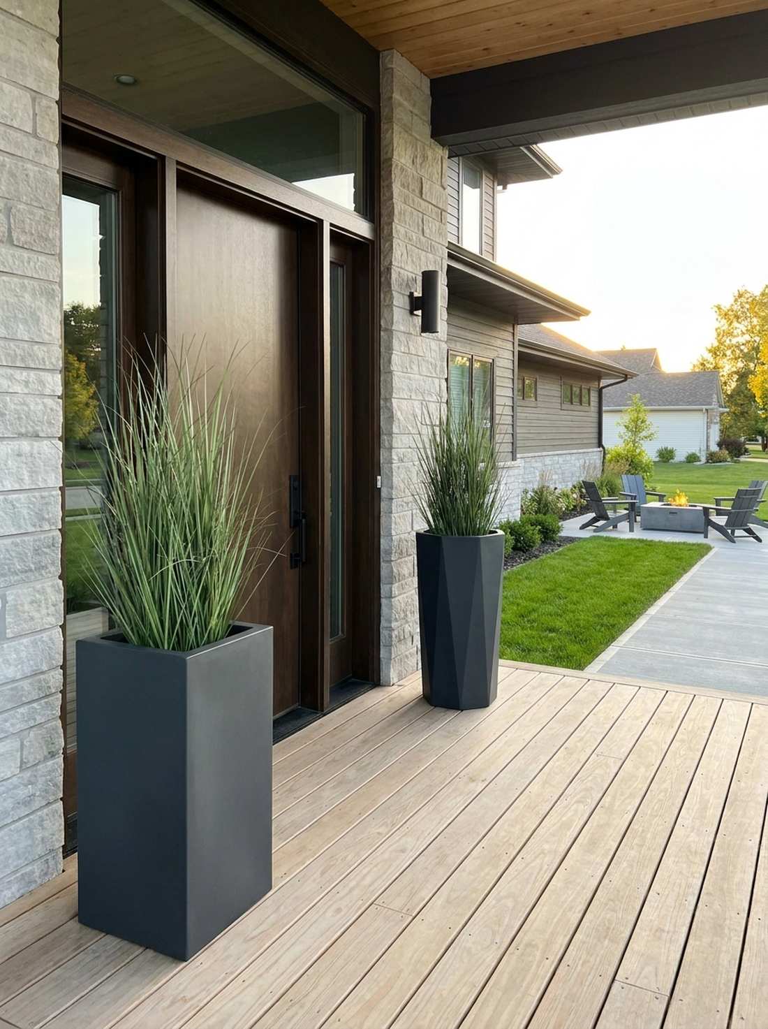 tall statement planters