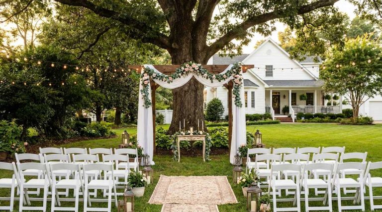 229 backyard wedding decorations vertical
