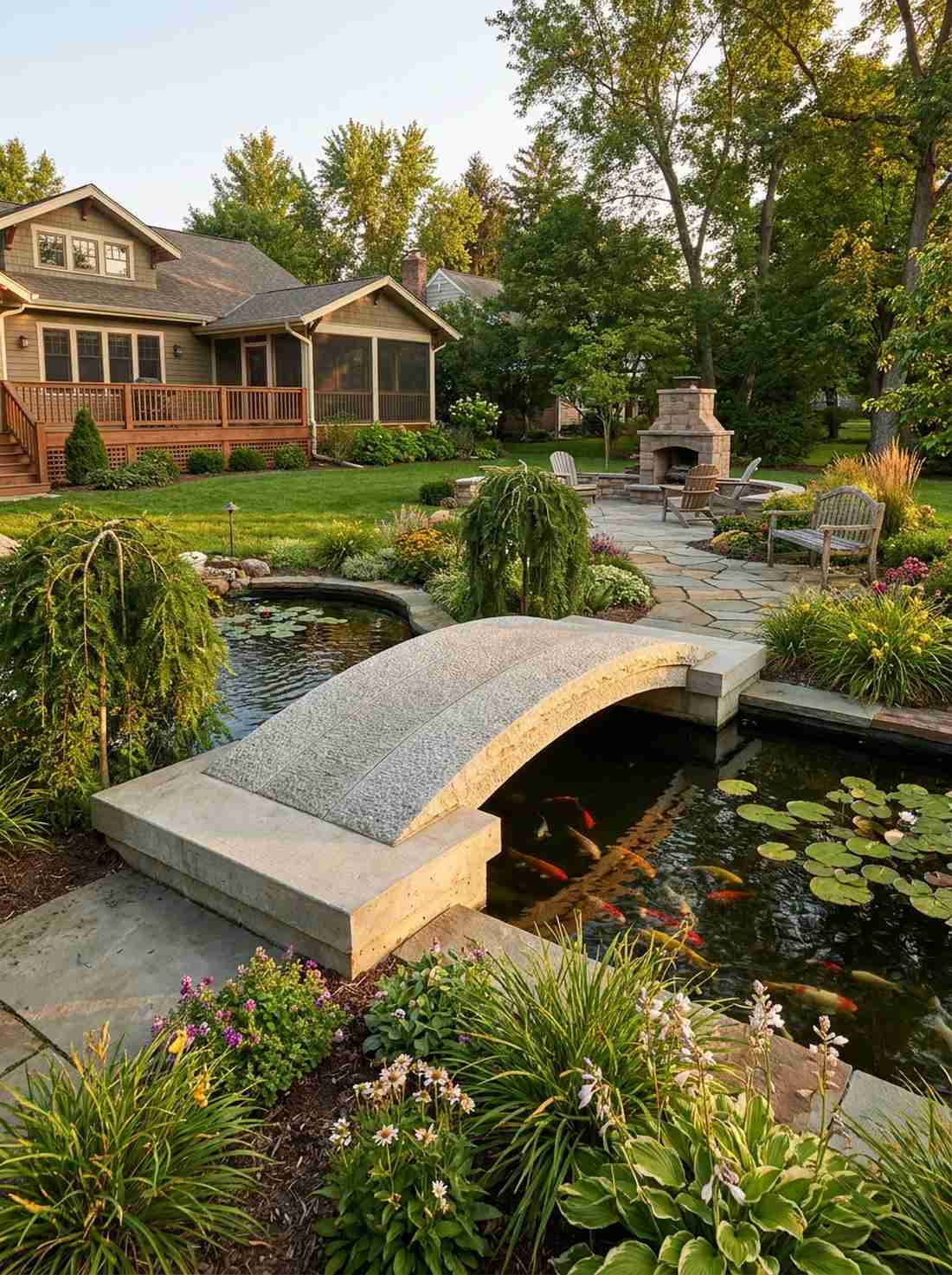 curved stone bridges