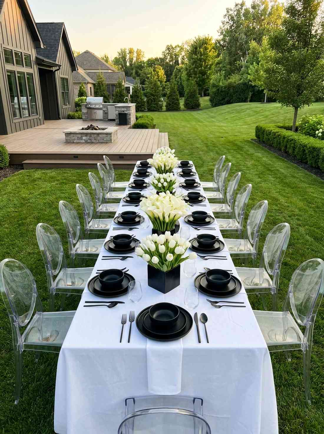 modern minimalist monochrome scheme