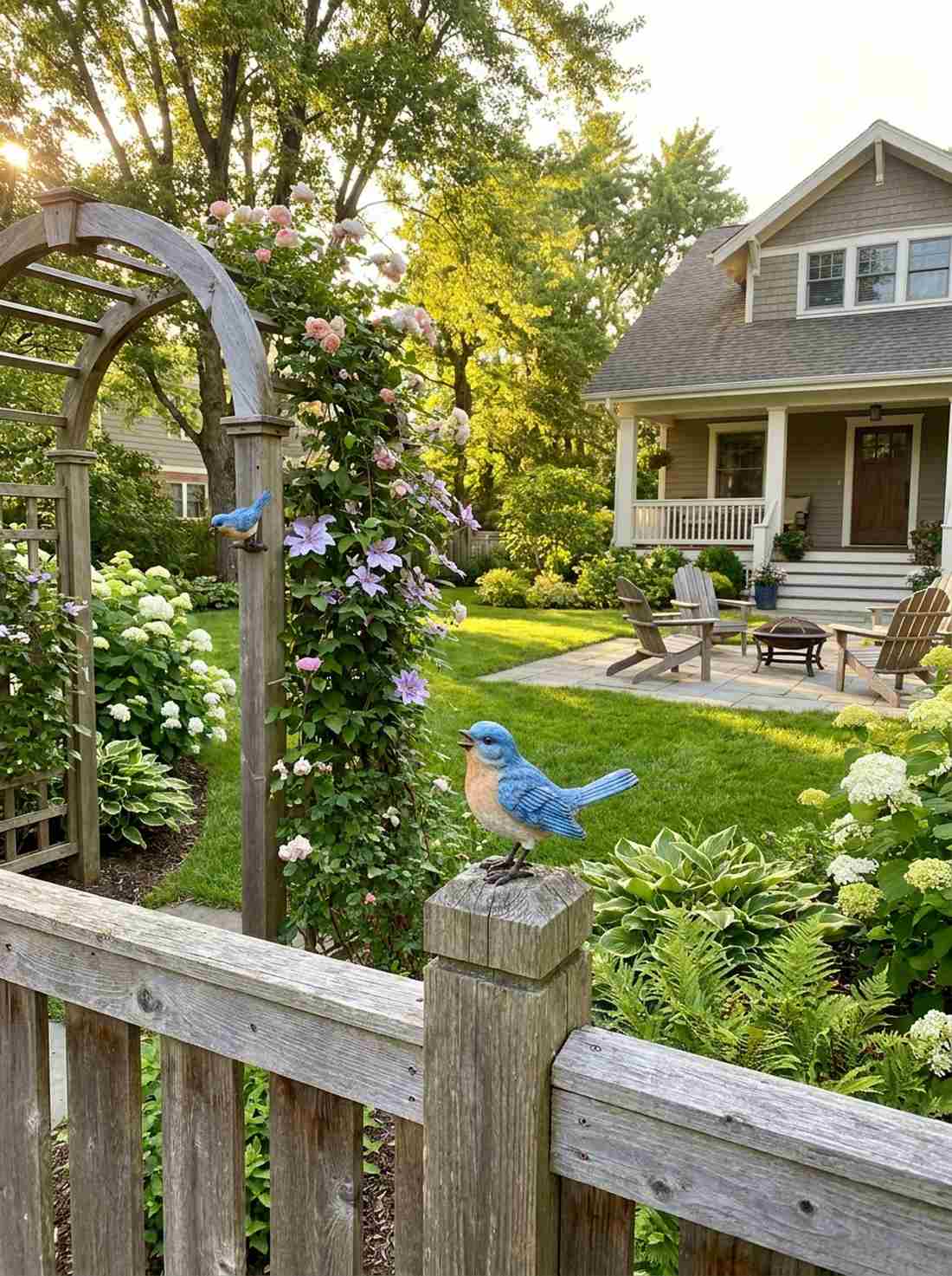 songbird perch sculptures