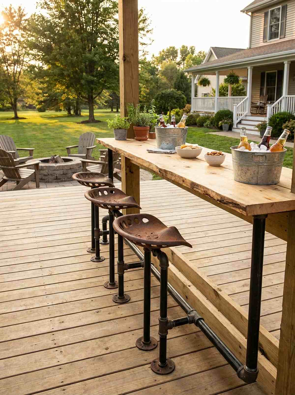 tractor seat bar stools