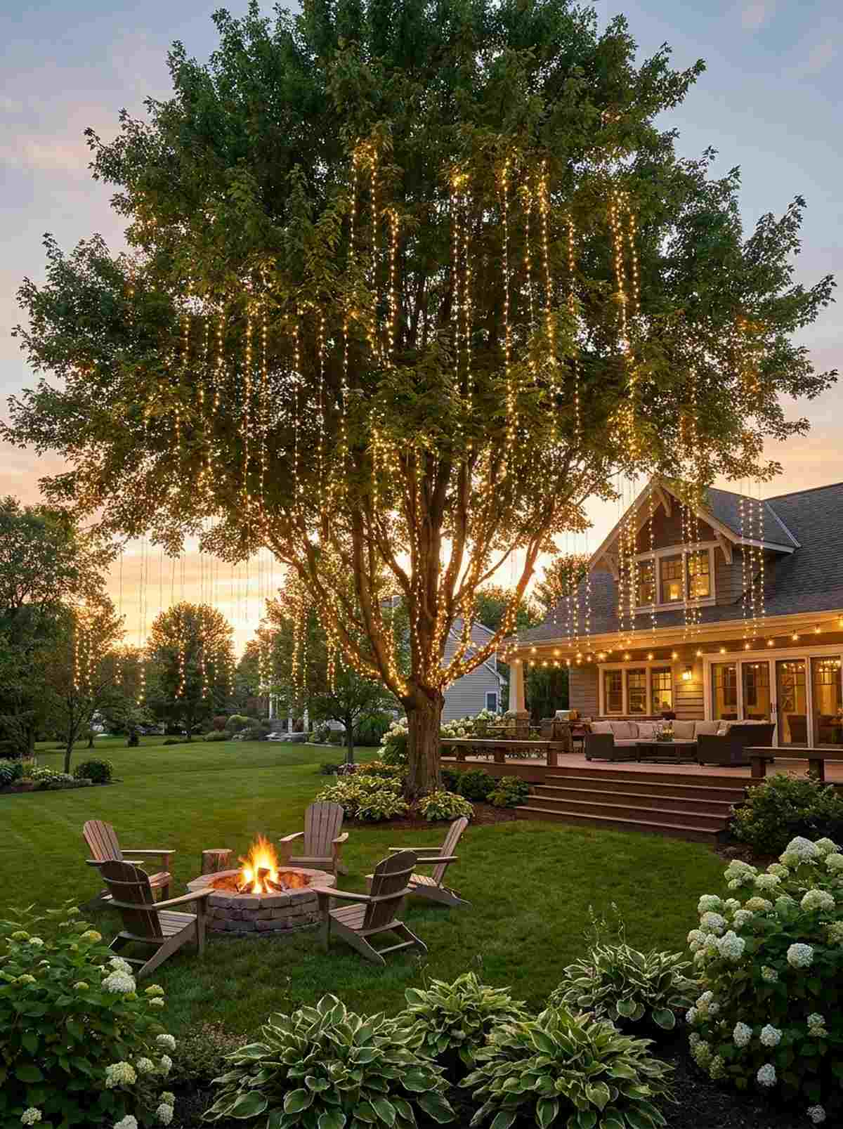 tree canopy draping