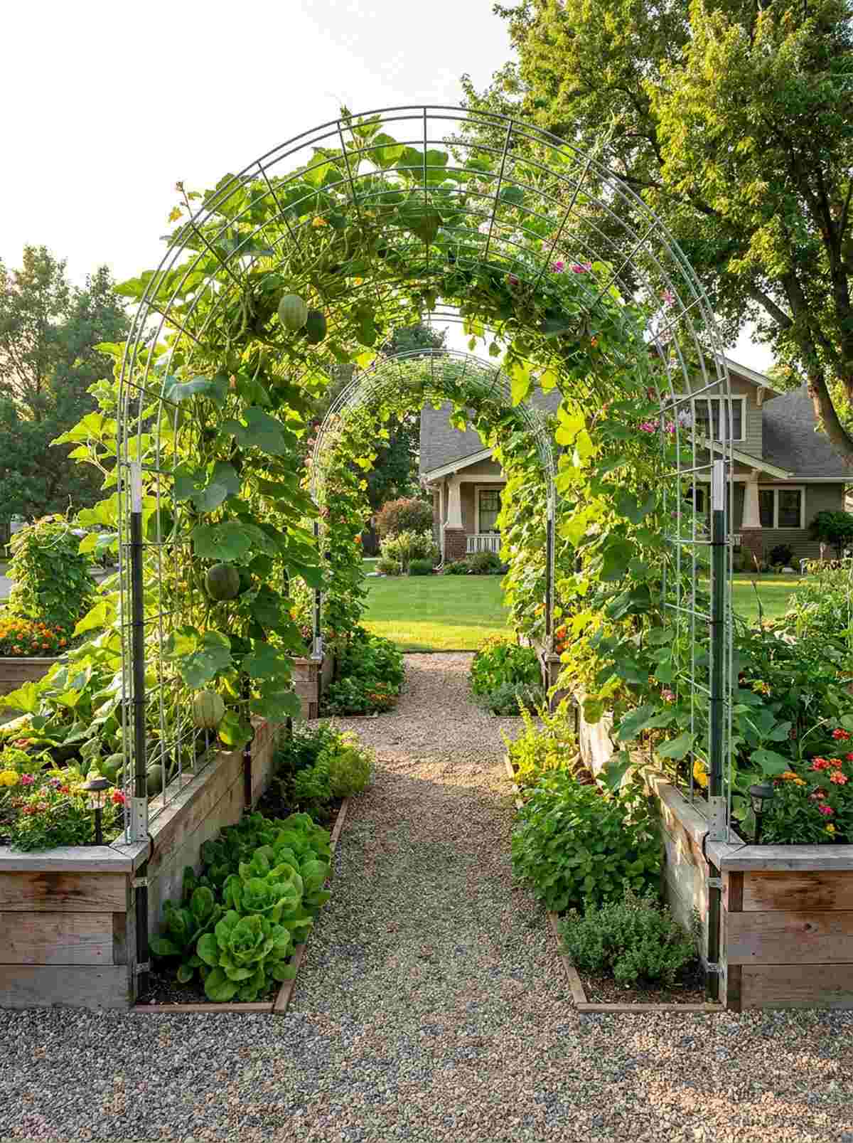 vertical trellis corridor