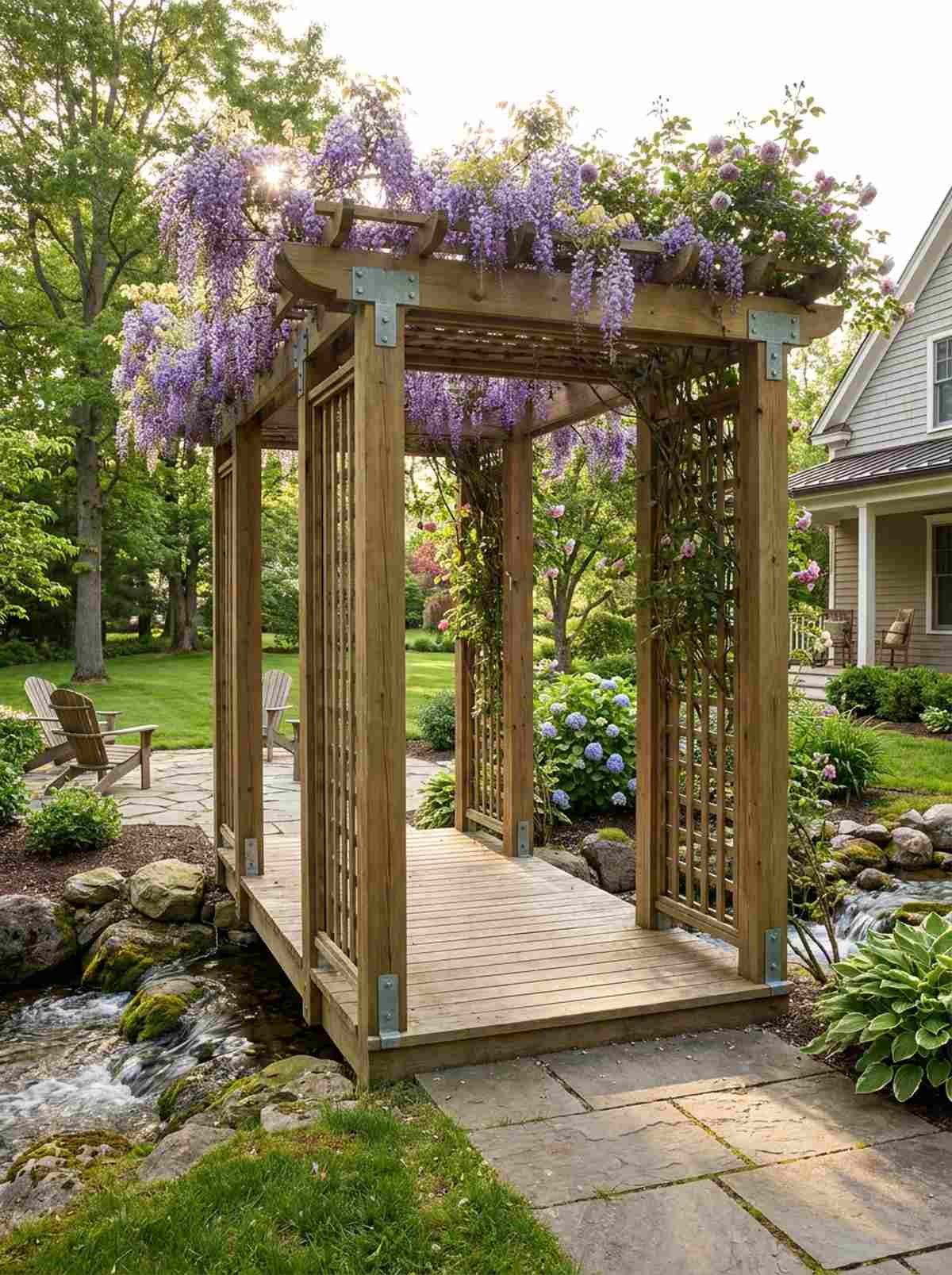 bridge arbor combination structure