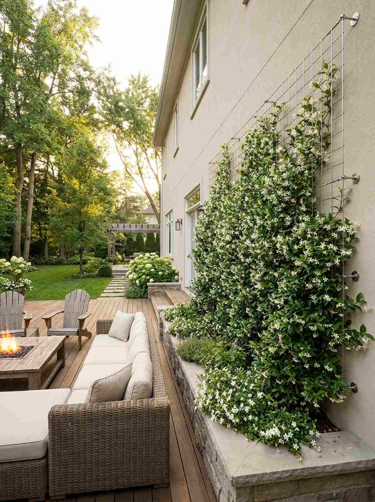 climbing jasmine trellis