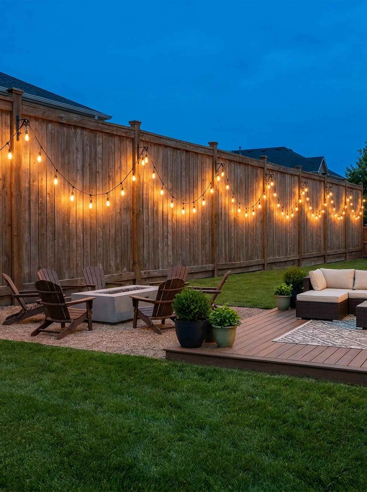 fence line festoons