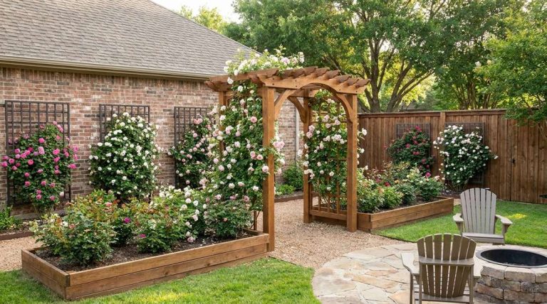 24 garden design roses vertical
