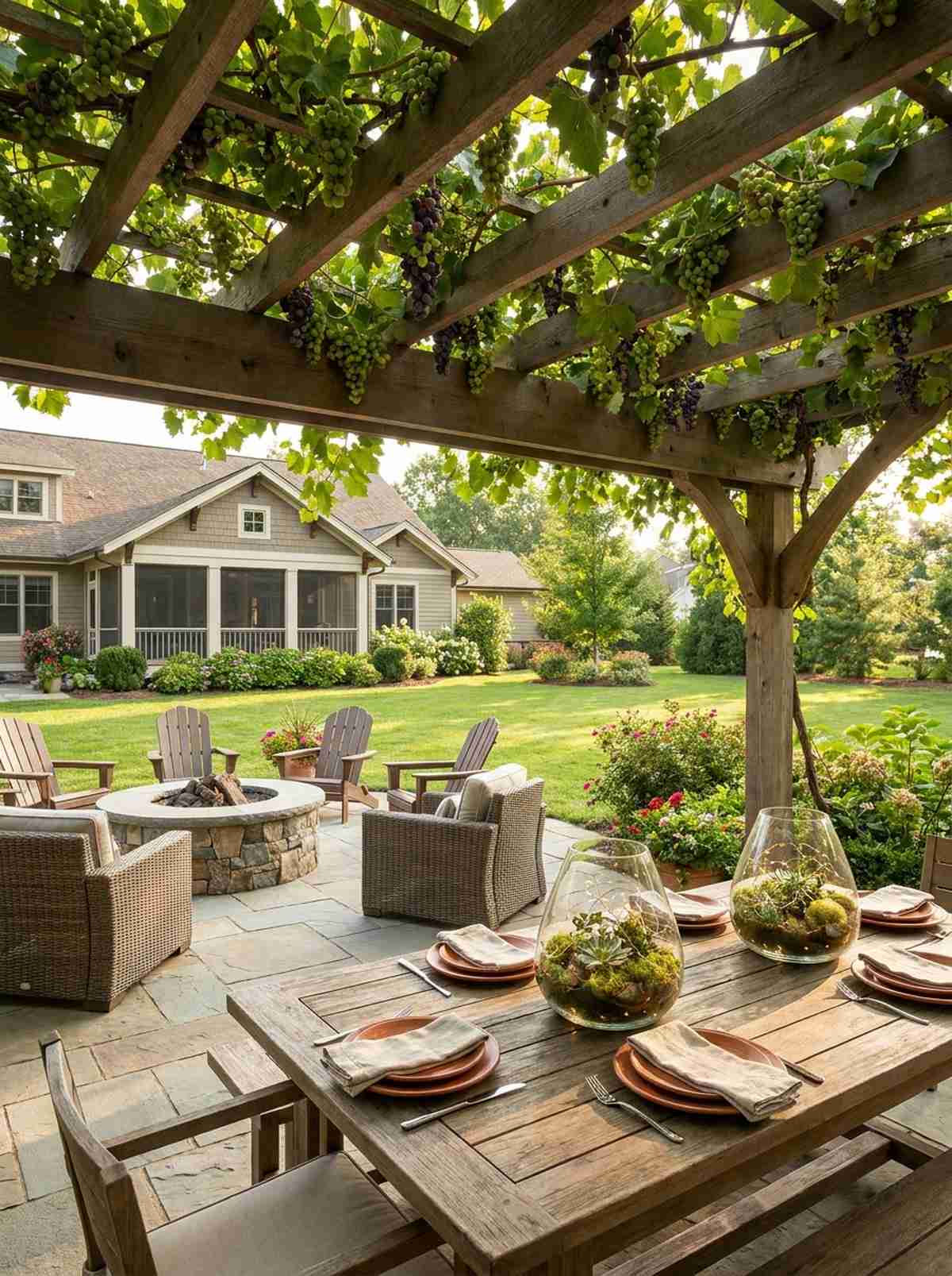 grape arbor ceilings