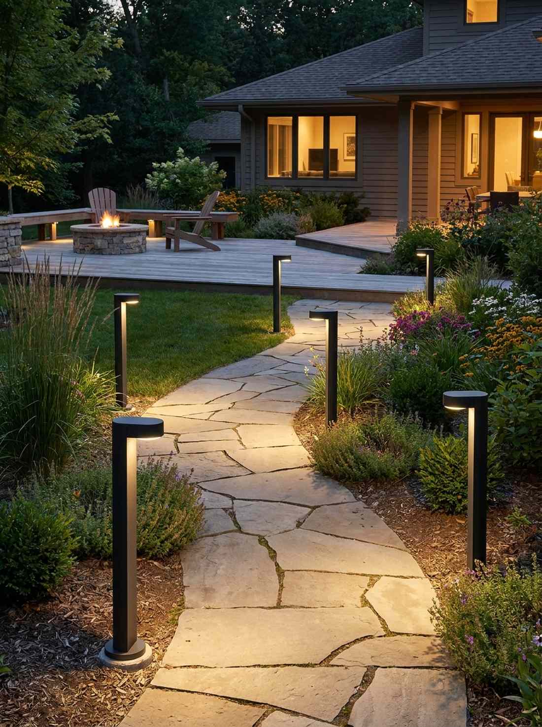 path lighting bollards