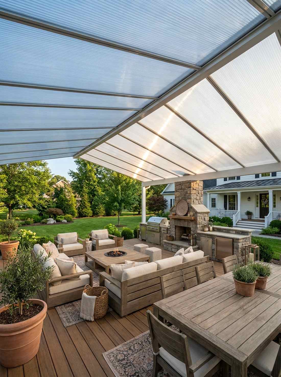 polycarbonate panel solid covers
