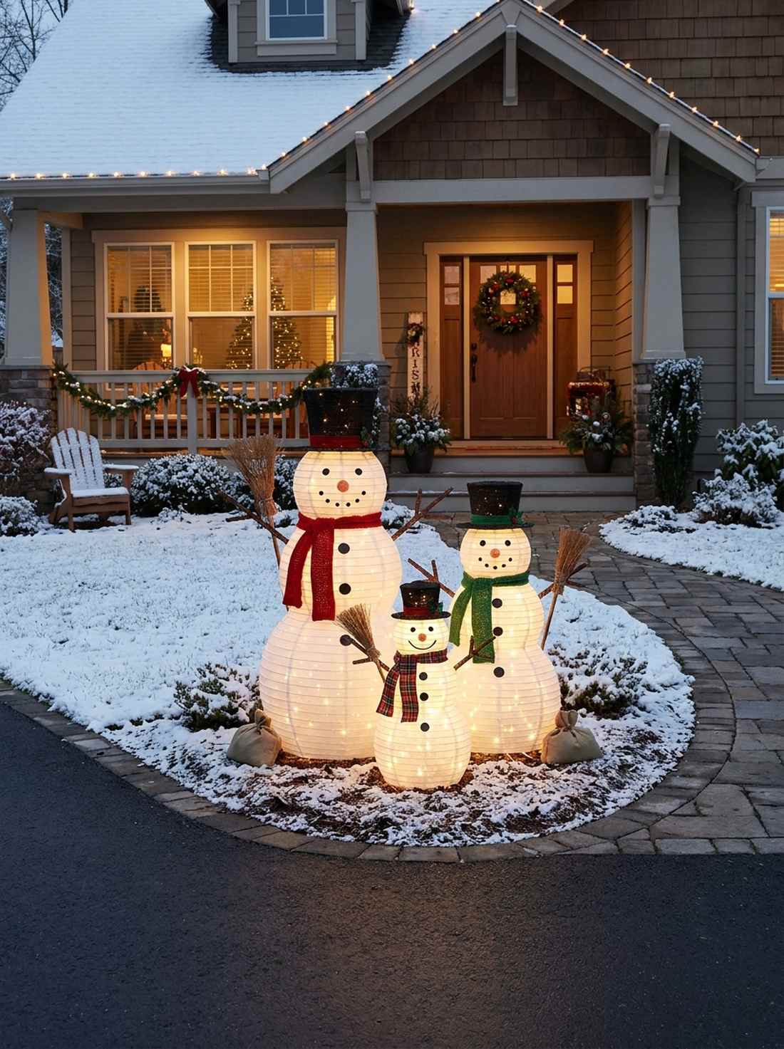 snowman family grouping