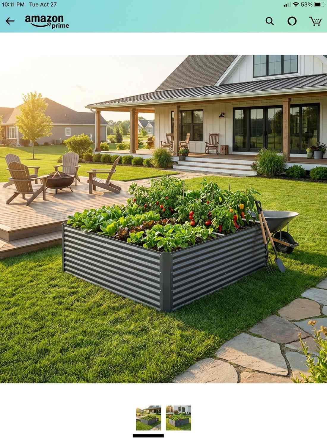 steel raised bed frame