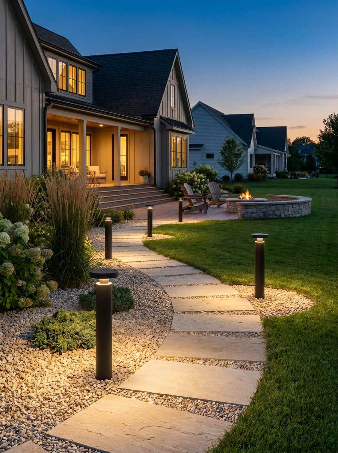 top emitting column lights