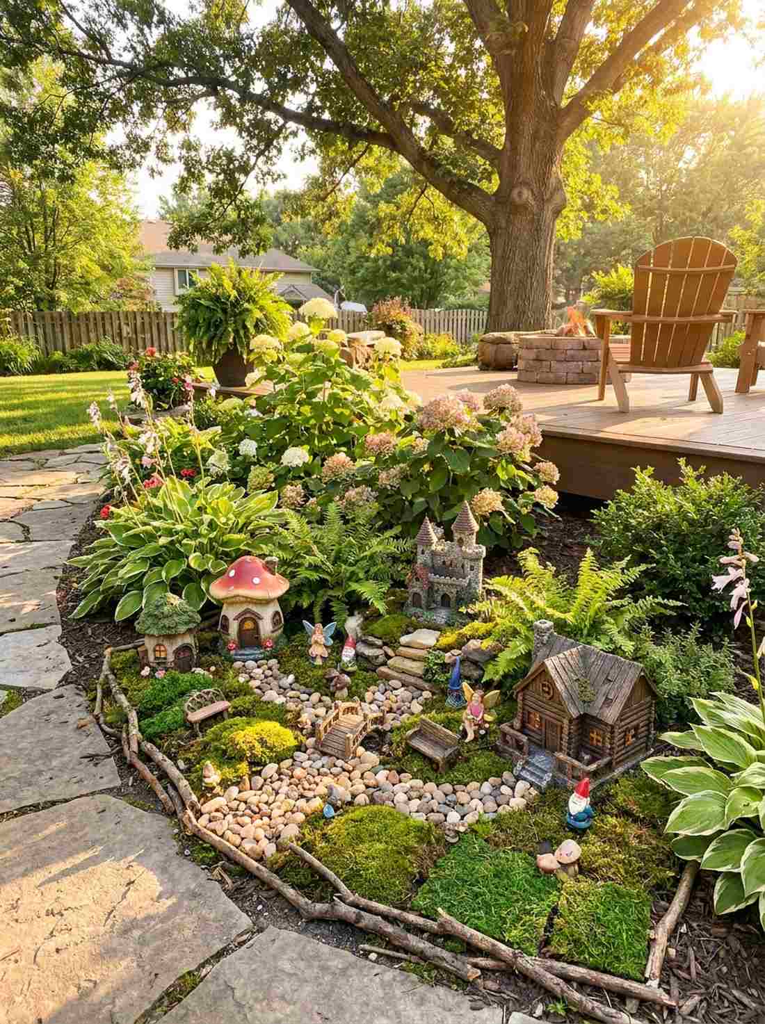 whimsical garden gnome wonderland