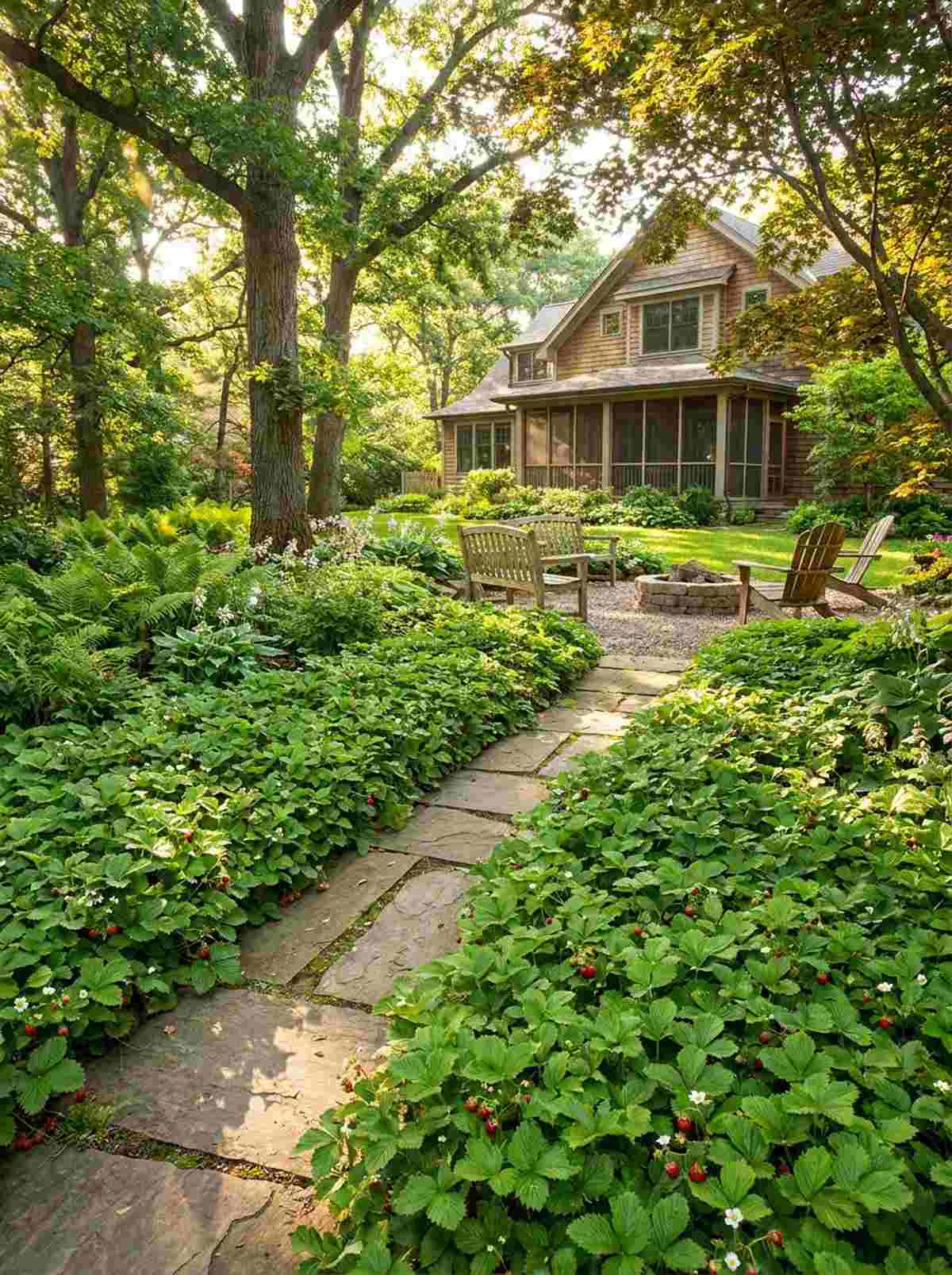 alpine strawberry groundcover
