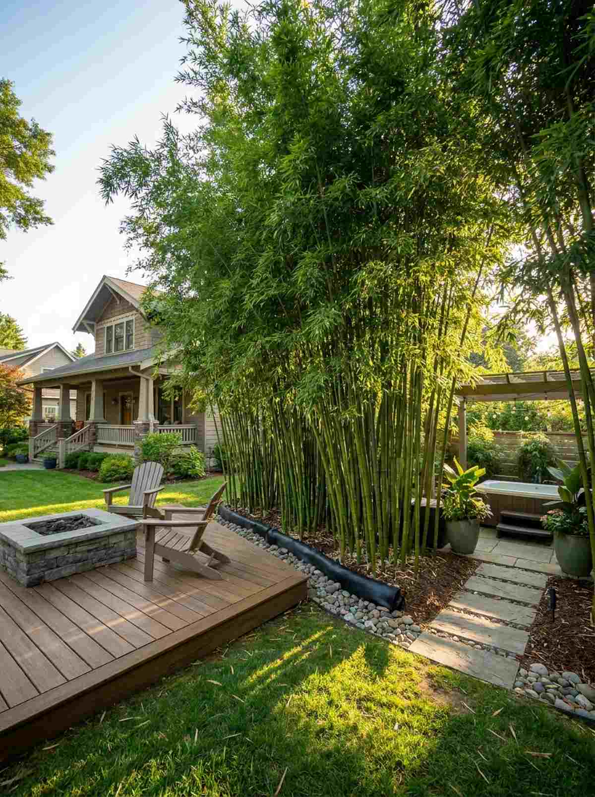 bamboo screen plantings