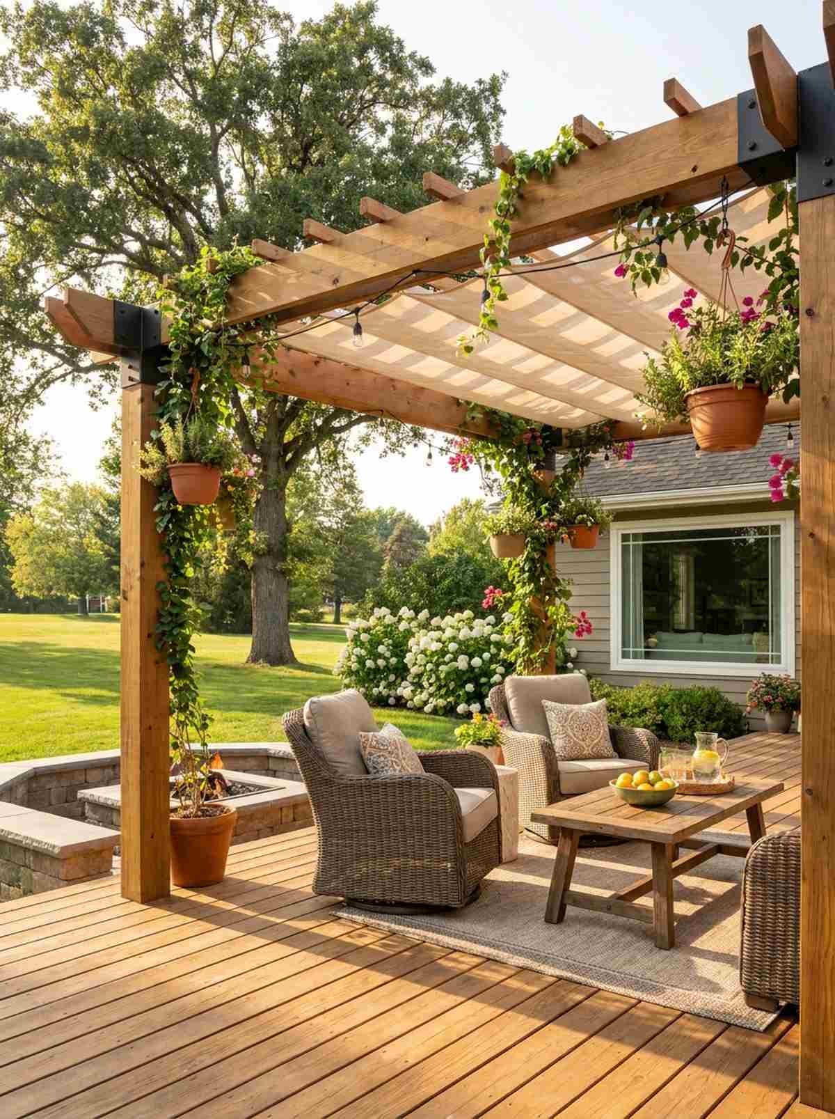 corner pergola canopy
