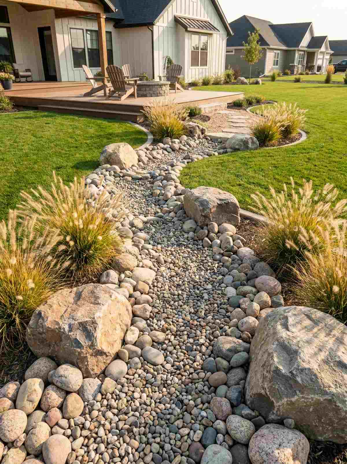 dry stream beds