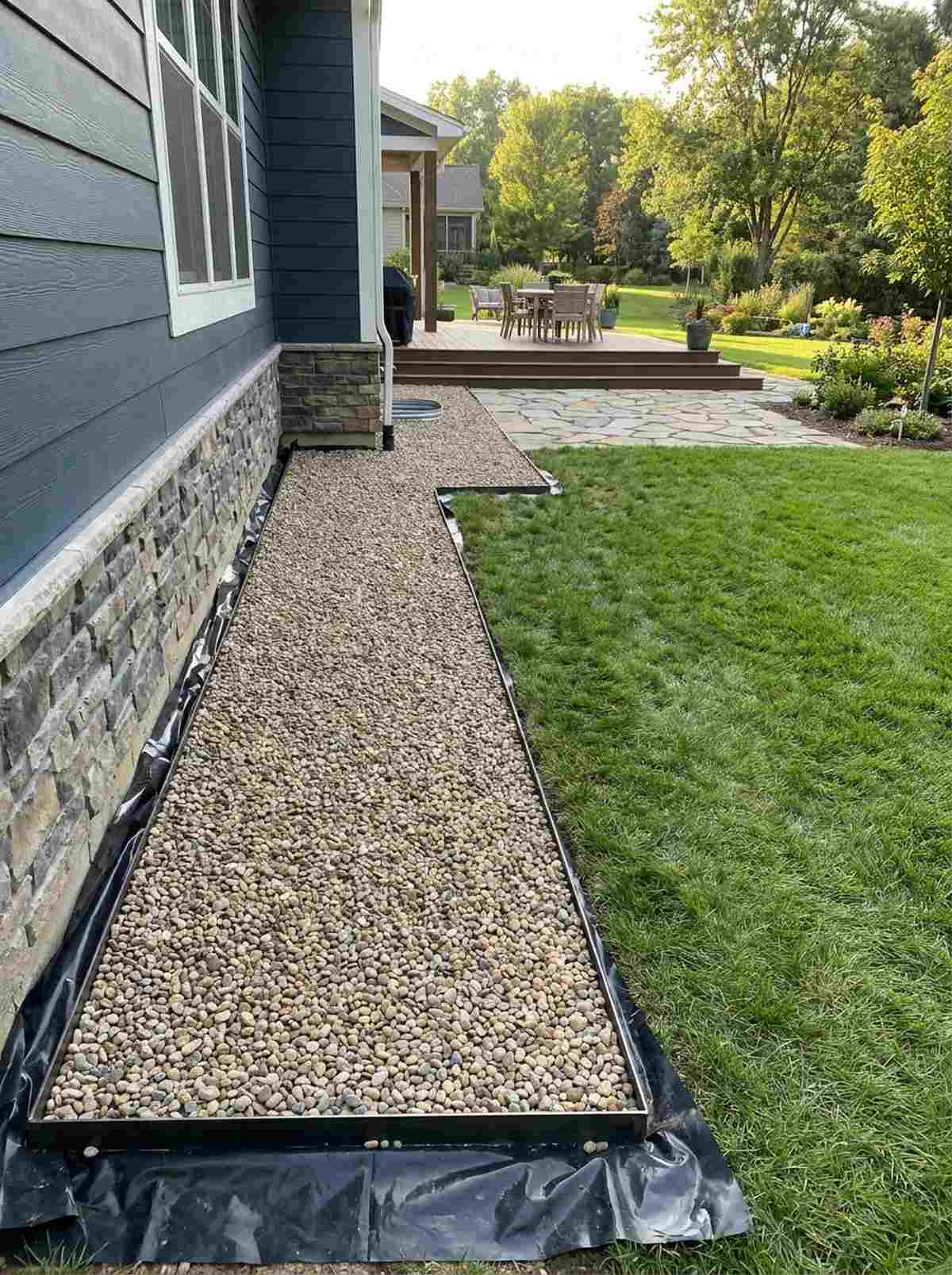 foundation drainage zone