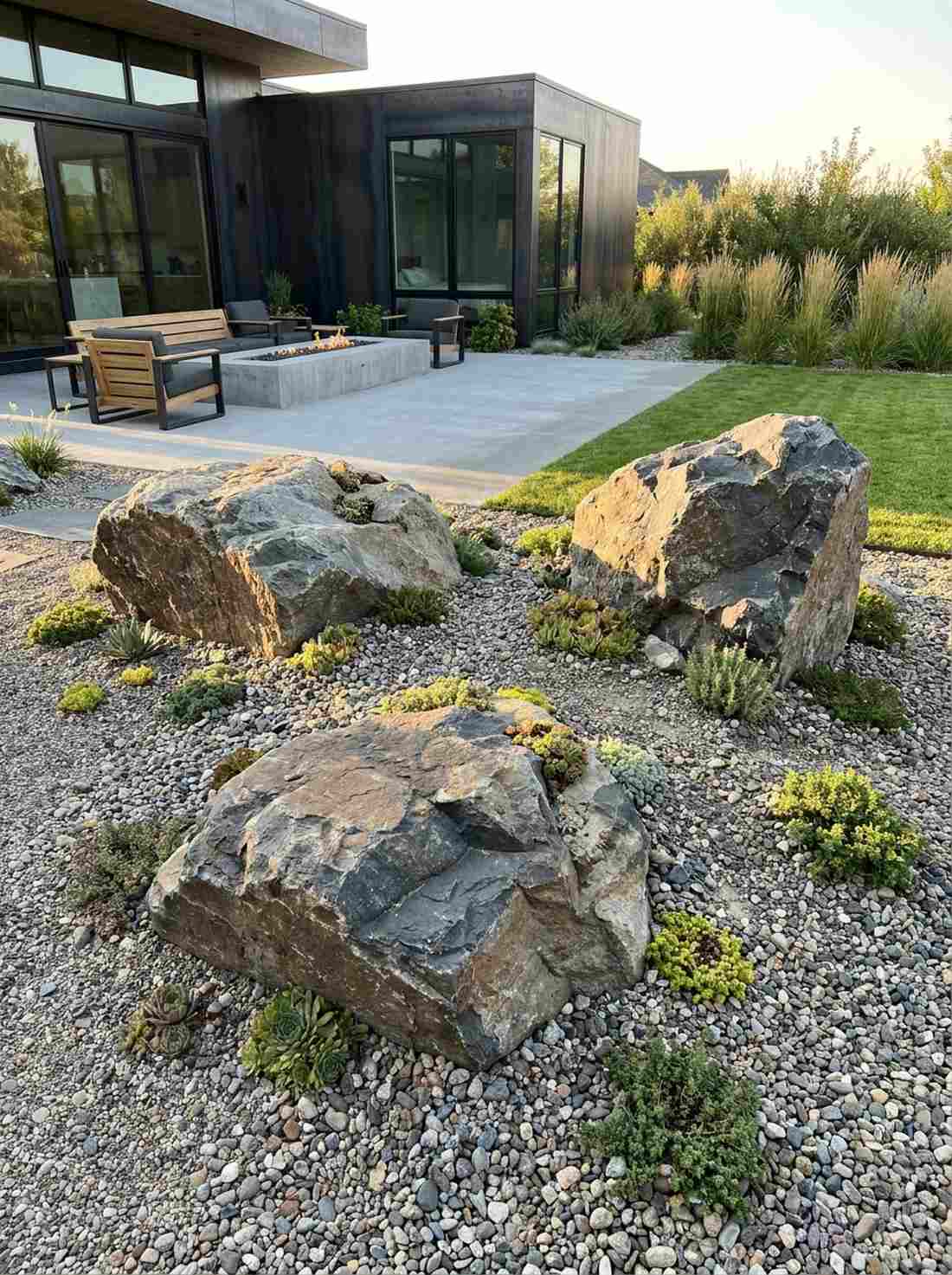 gravel and boulder composition