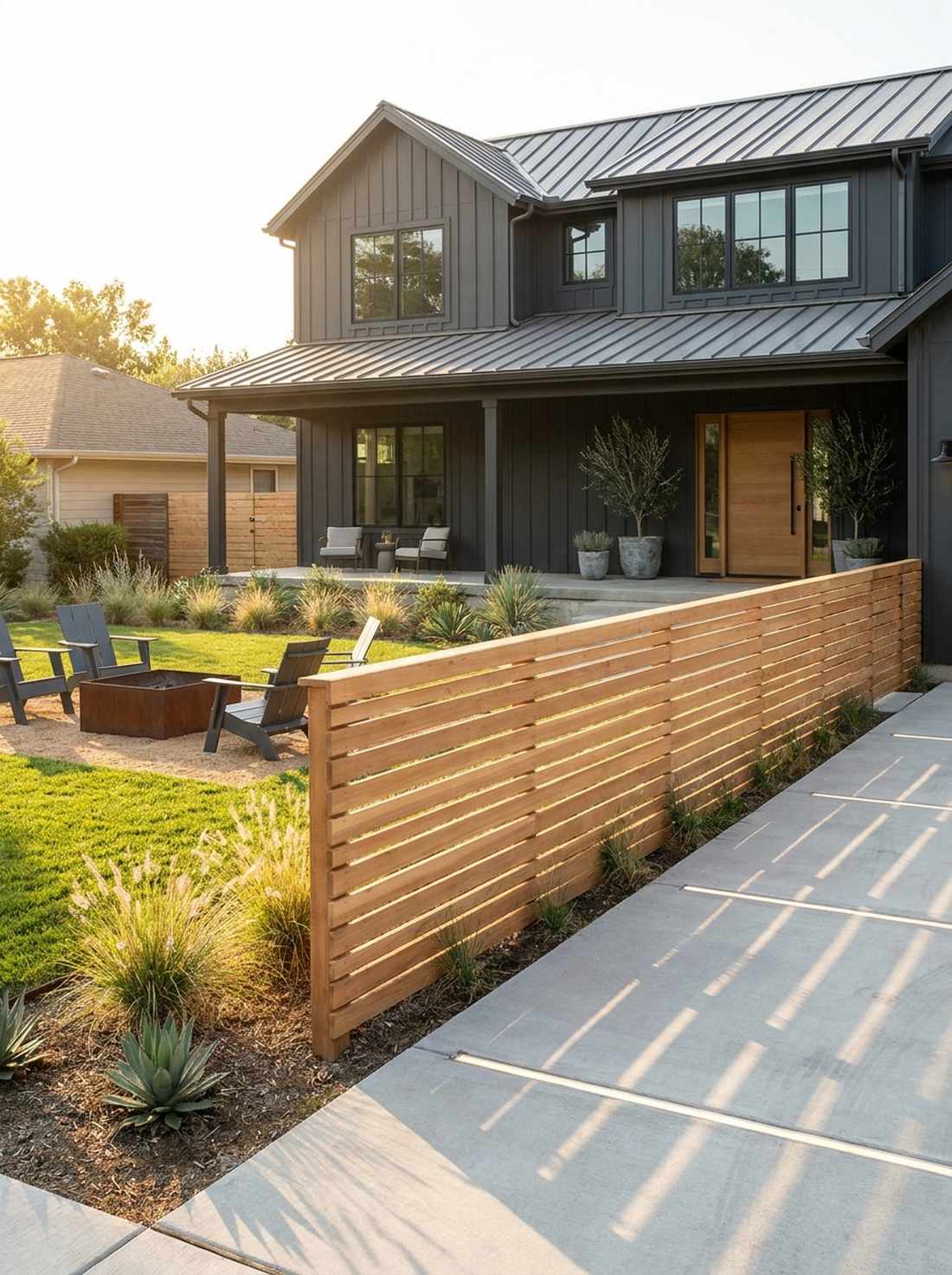 horizontal slat with spacing